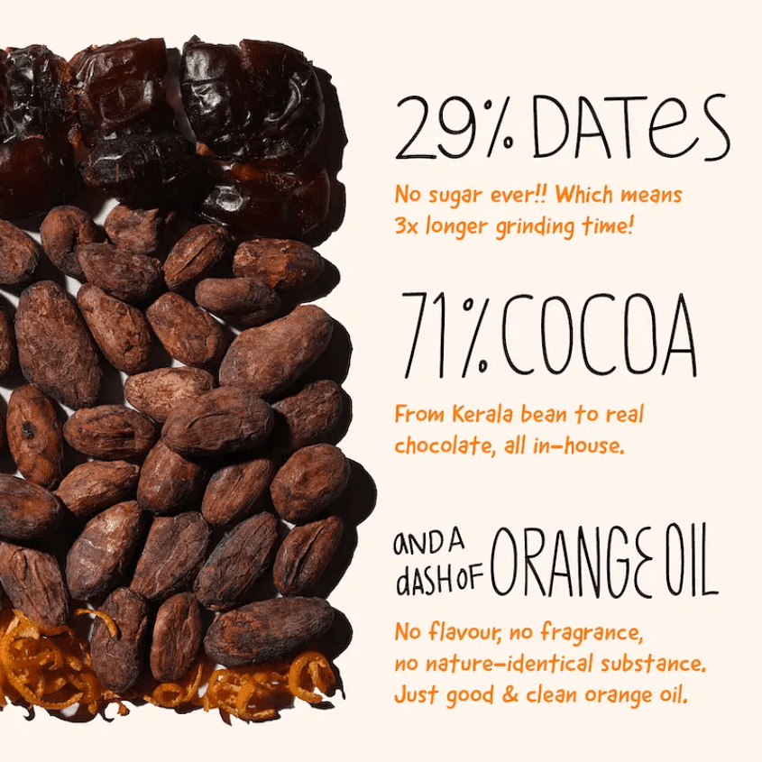 Orange Dark Chocolate - The Whole Truth - Freshmills