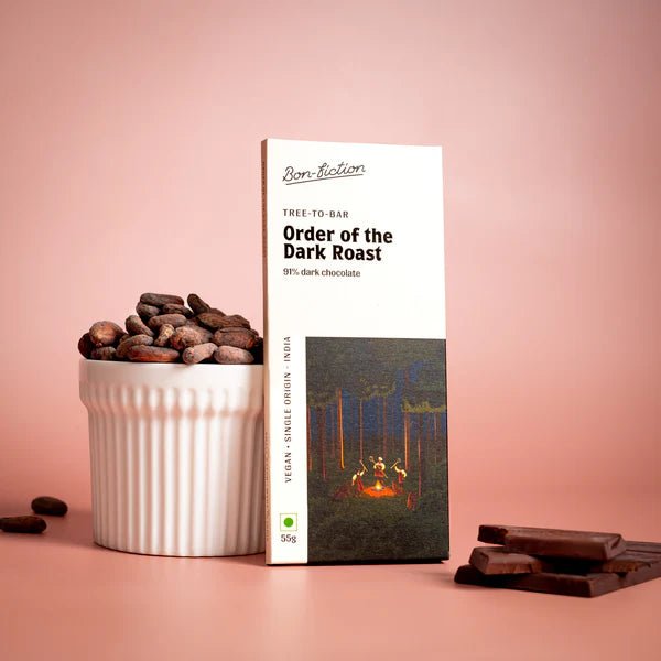 Order of the Dark Roast - 91% Dark Chocolate - Bon Fiction - Freshmills