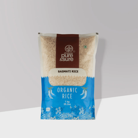 Organic Basmati Rice - Phalada Pure & Sure - Freshmills