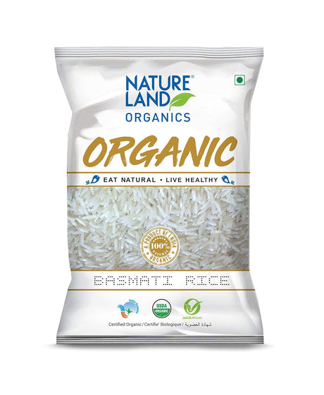 Organic Basmati Rice Premium - Nature Land - Freshmills