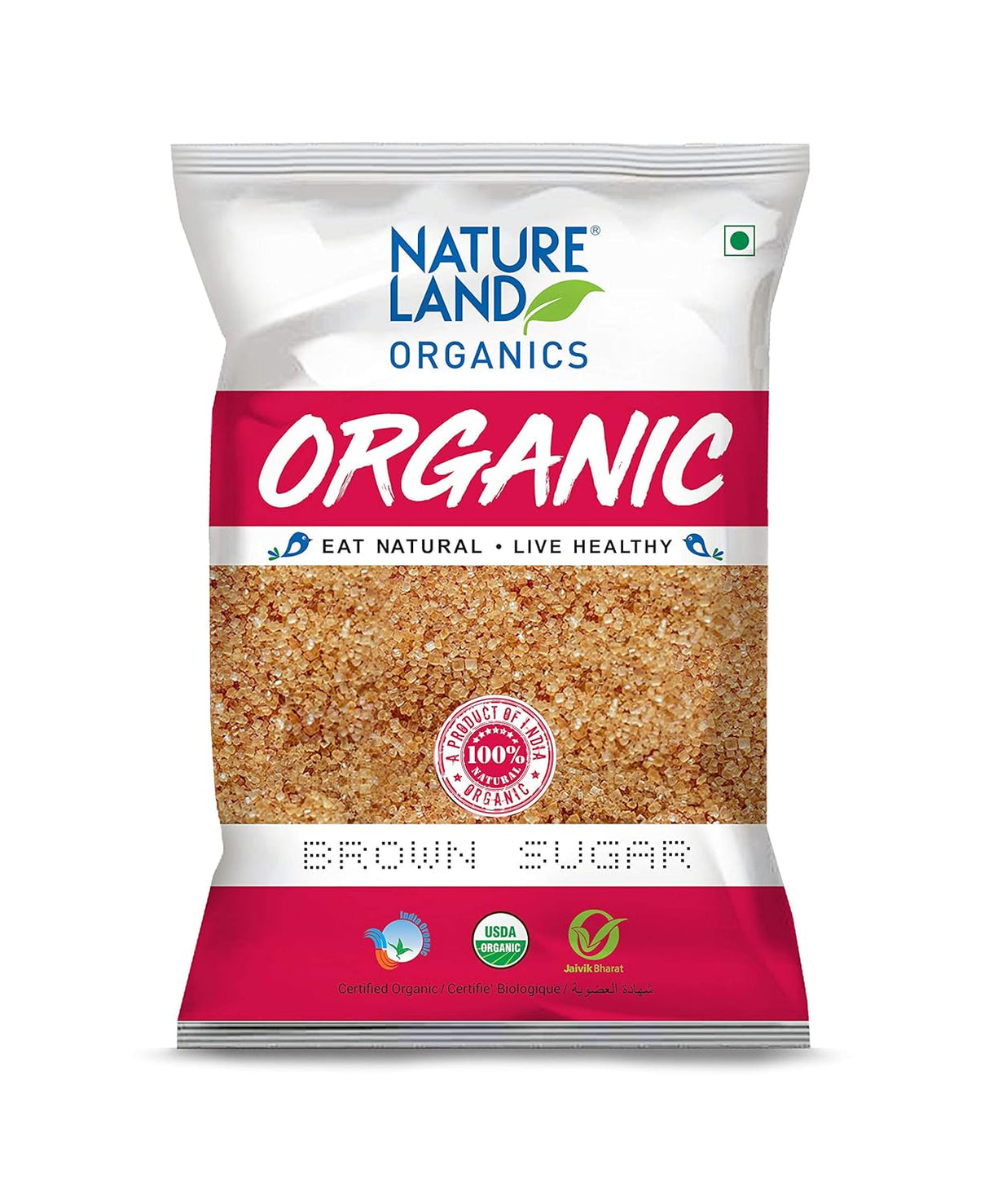 Organic Brown Sugar - Nature Land - Freshmills
