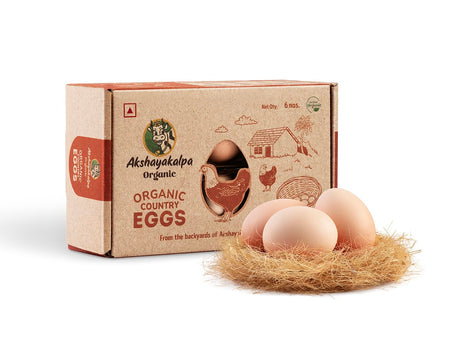 Organic Country Eggs - Akshayakalpa - Freshmills