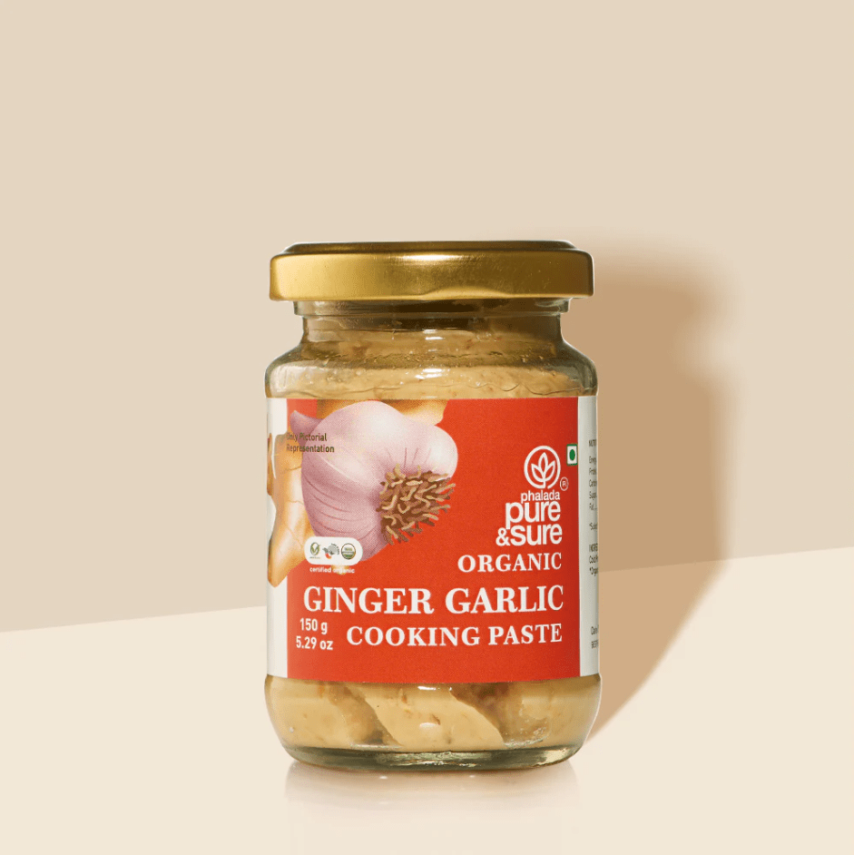 Organic Ginger Garlic Paste - Phalada Pure & Sure - Freshmills