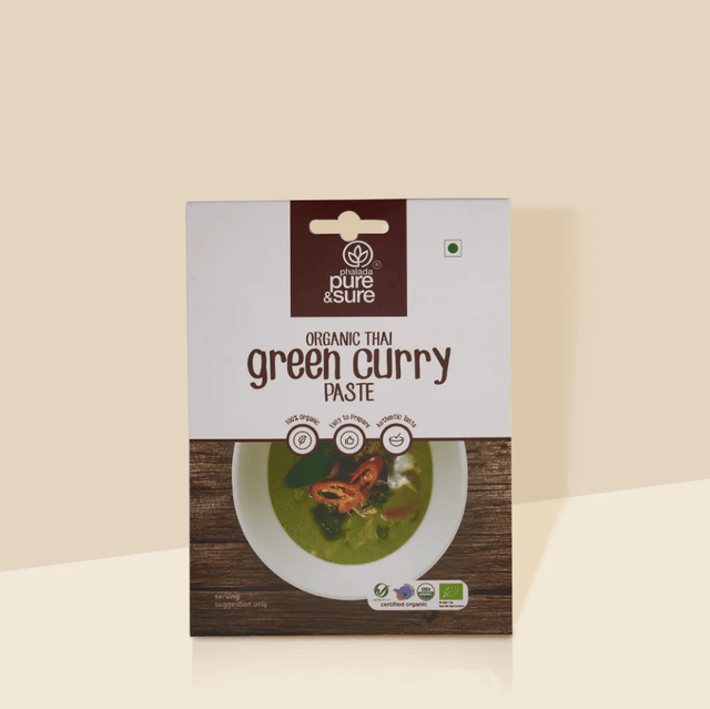 Organic Green Curry Paste - Phalada Pure & Sure - Freshmills