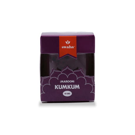 Organic Kumkum - Maroon - Swaha - Freshmills