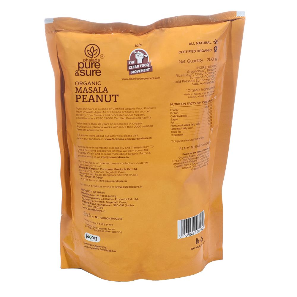 Organic Masala Peanut - Phalada Pure & Sure - Freshmills