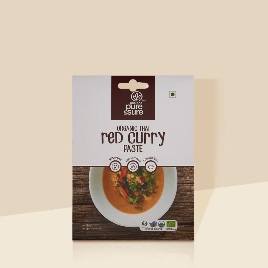 Organic Red Curry Paste - Phalada Pure & Sure - Freshmills