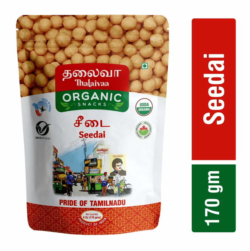 Organic Seedai - Thalaivaa Snacks - Freshmills