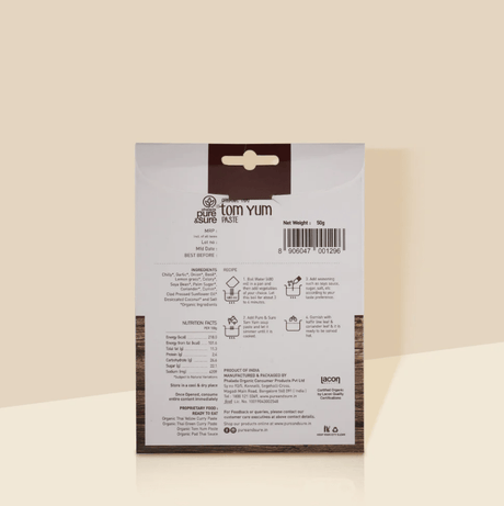 Organic Tom Yum Paste - Phalada Pure & Sure - Freshmills