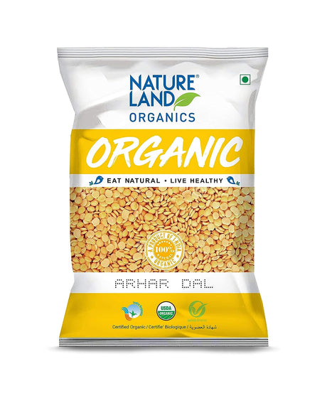 Organic Toor dal - Nature Land - Freshmills