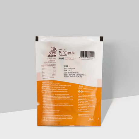 Organic Turmeric powder - Phalada Pure & Sure - Freshmills