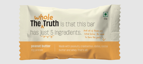 Peanut Butter Protein Bar - The Whole Truth - Freshmills