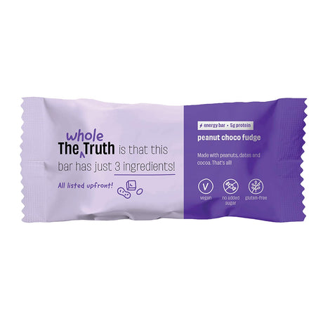 Peanut Choco Fudge Energy bar - The Whole Truth - Freshmills