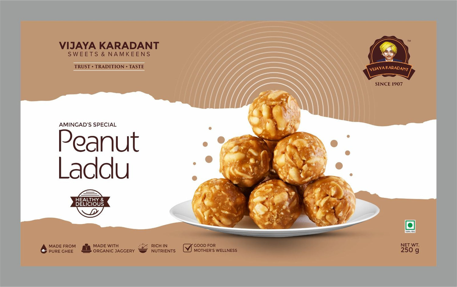 Peanut Laddu - Vijaya Karadant - Freshmills