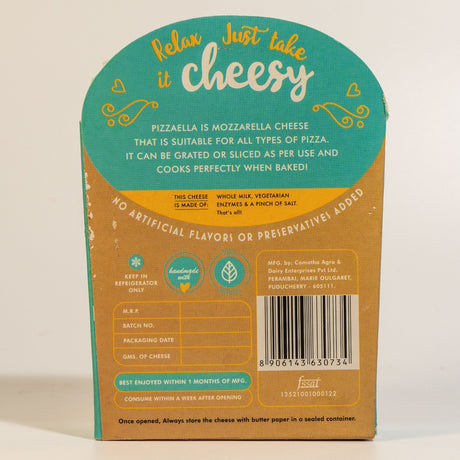 Pizzaella Cheese - Le Pondicherry Cheese - Freshmills