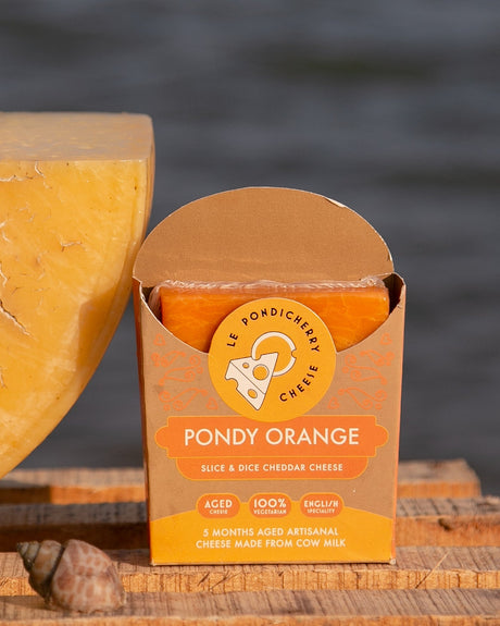 Pondy Orange Cheese - Le Pondicherry Cheese - Freshmills