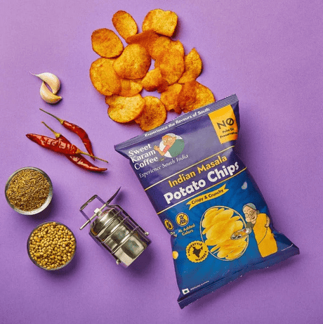 Potato Chips - Indian Masala - Sweet Karam Coffee - Freshmills