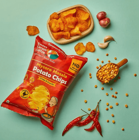Potato Chips - Mysore Masala - Sweet Karam Coffee - Freshmills