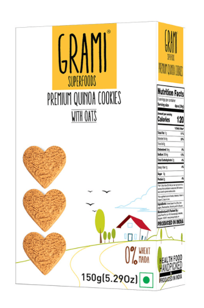 Quinoa Cookies - Grami - Freshmills