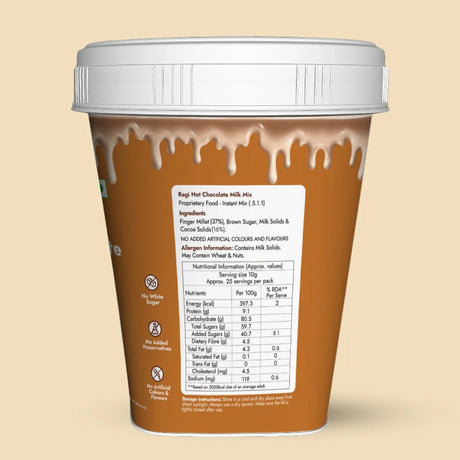 Ragi Hot Chocolate Milk Mix - Sweet Karam Coffee - Freshmills