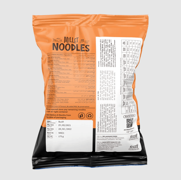 Ragi/Finger Millet Noodles - Some More - Freshmills