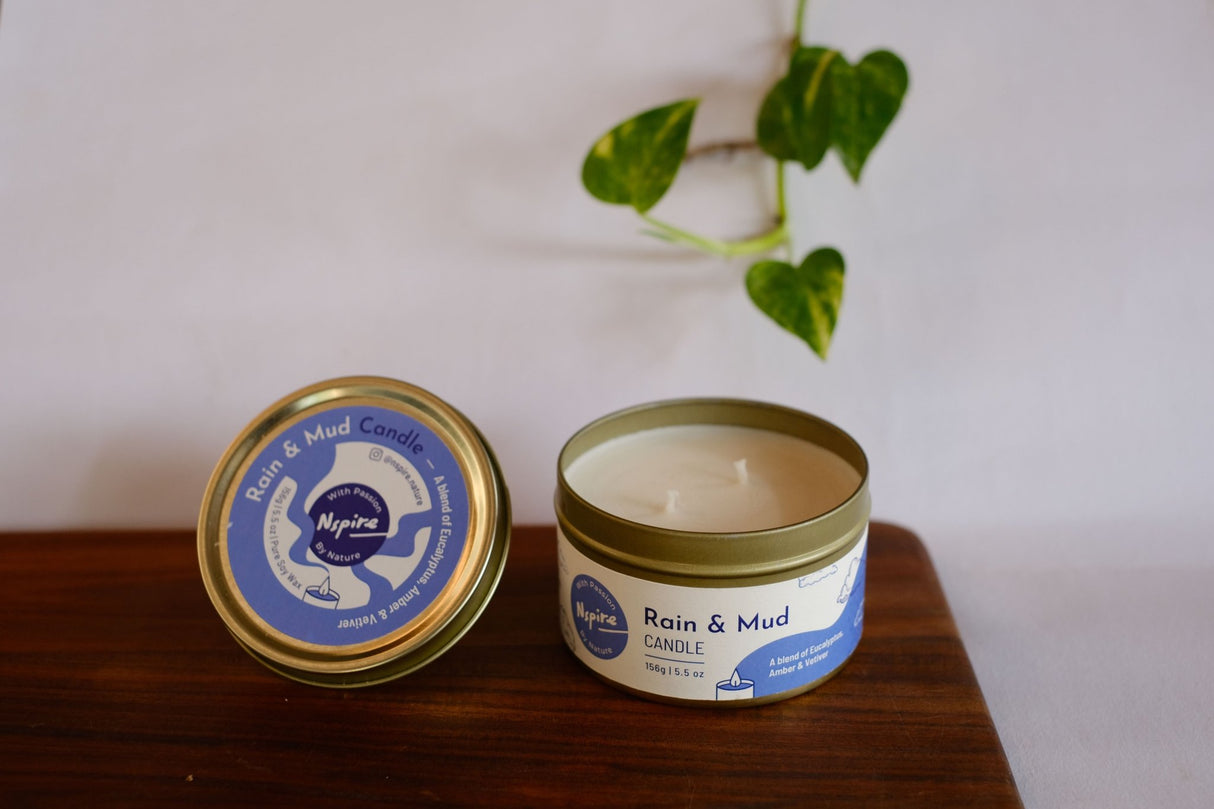 Rain & Mud Soy Wax Candle - Nspire By Nature - Freshmills