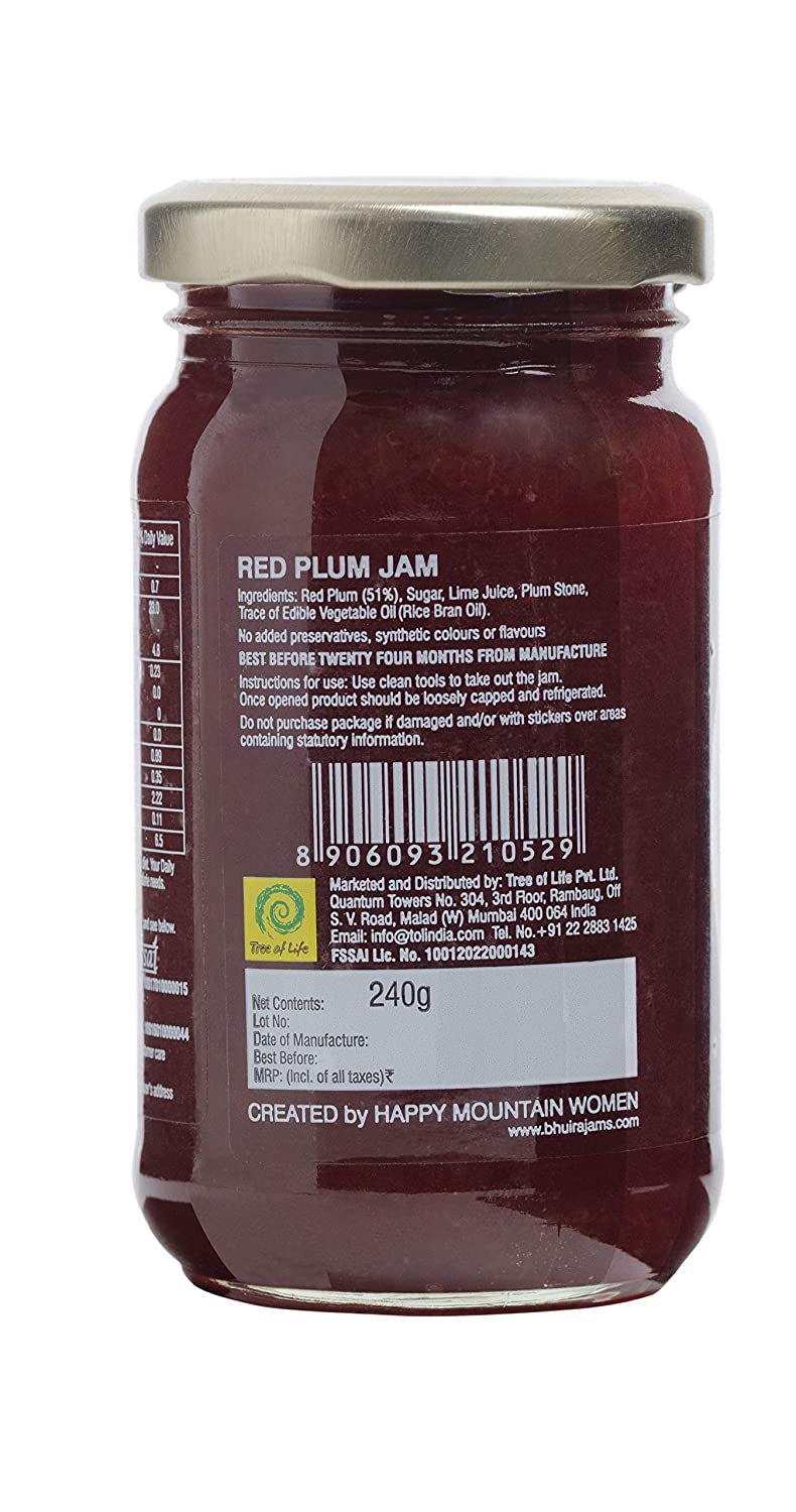 Red Plum Jam - Bhuira - Freshmills