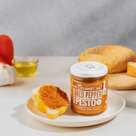 Roasted Red Pepper Pesto - The Gourmet Jar - Freshmills