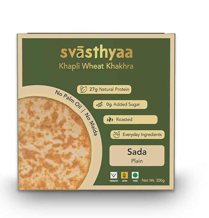 Sada Khapli Wheat Khakhra - Svasthyaa - Freshmills
