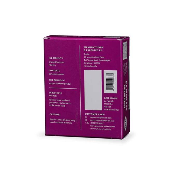 Sambhrani Powder - Swaha - Freshmills