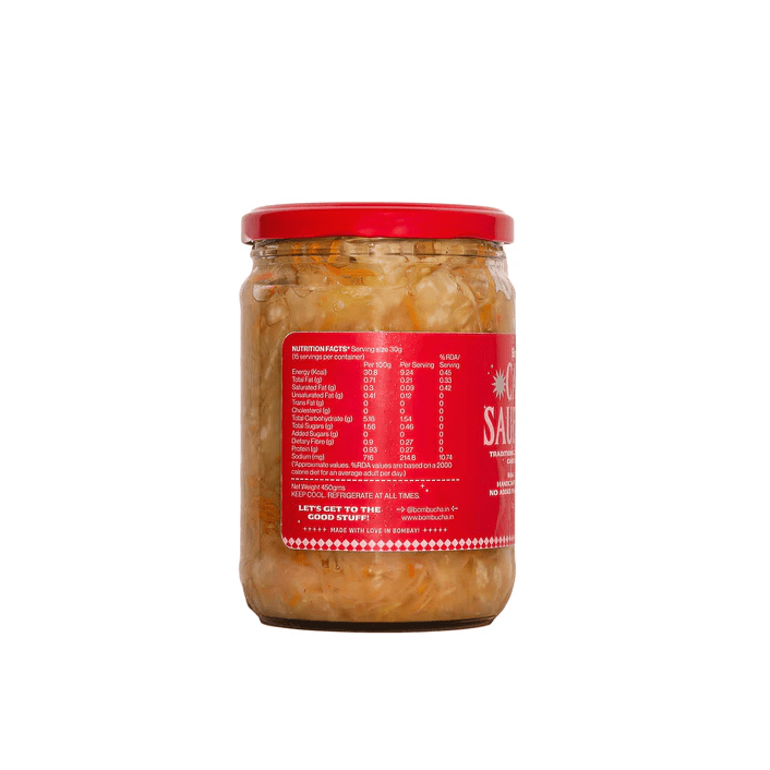 Sauerkraut - Carrot & Cabbage - Bombucha - Freshmills