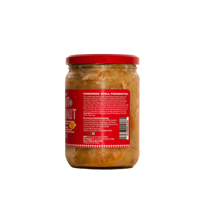 Sauerkraut - Carrot & Cabbage - Bombucha - Freshmills