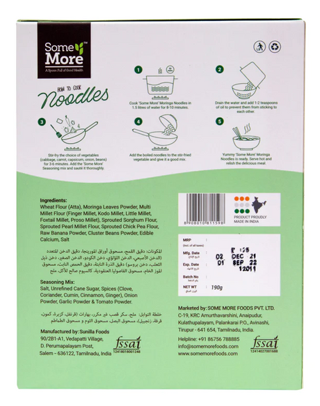 Moringa Noodles - Some More - Freshmills