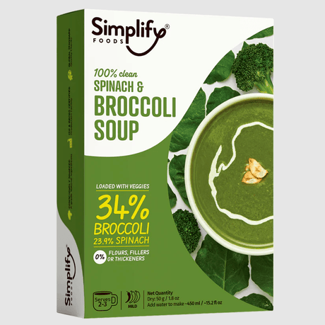 Spinach & Broccoli Soup - Simplify - Freshmills