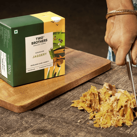 Sugarcane Jaggery Block - Two Brothers - Freshmills