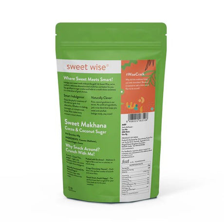 Sweet Makhana Cocoa & Coconut Sugar - Sweet Wise - Freshmills