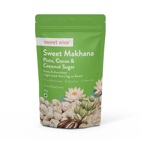 Sweet Makhana Pista Cocoa & Coconut Sugar - Sweet Wise - Freshmills