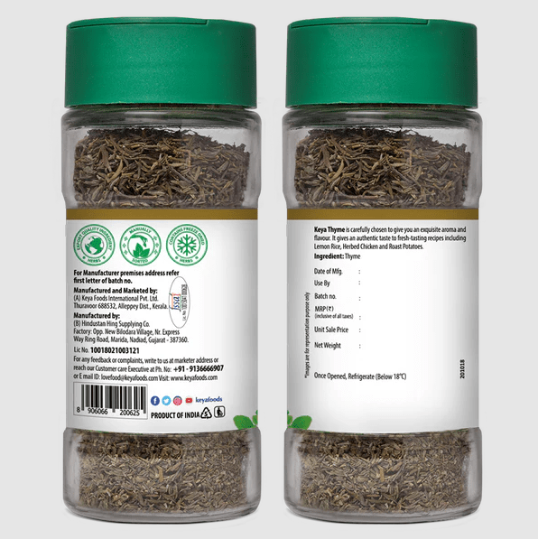 Thyme - Keya - Freshmills