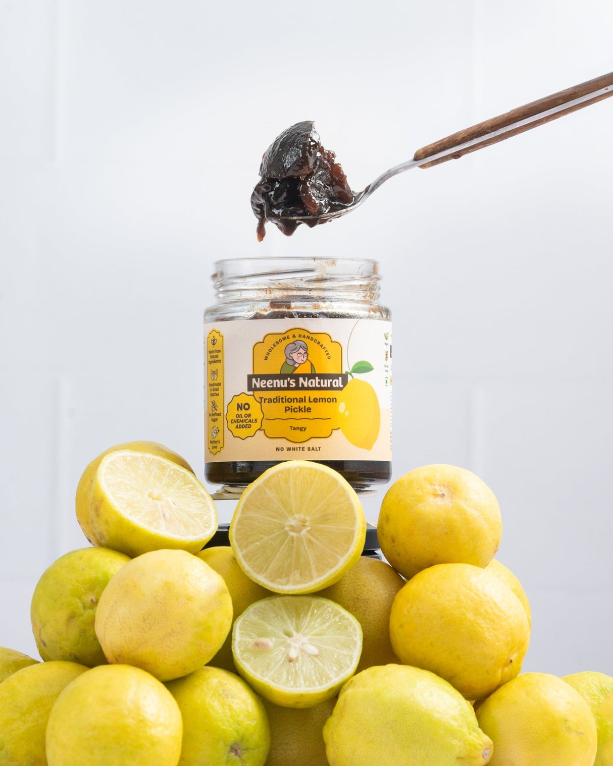 Traditional Lemon Pickle - Neenu's Natural - Freshmills