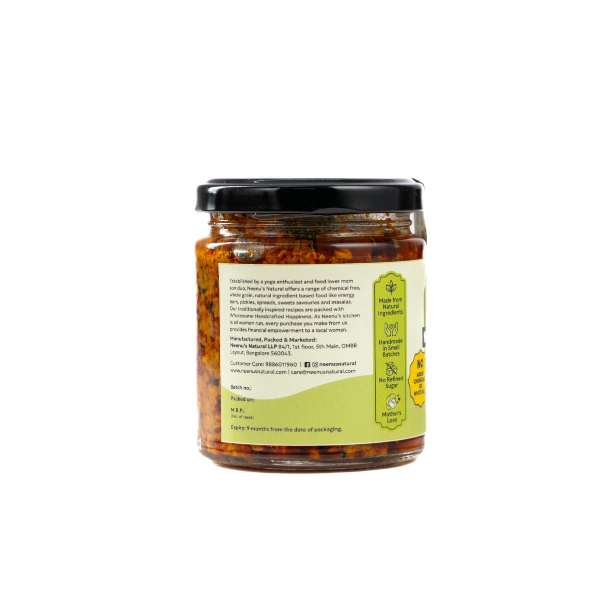 Traditional Mango Pickle - Neenu's Natural - Freshmills