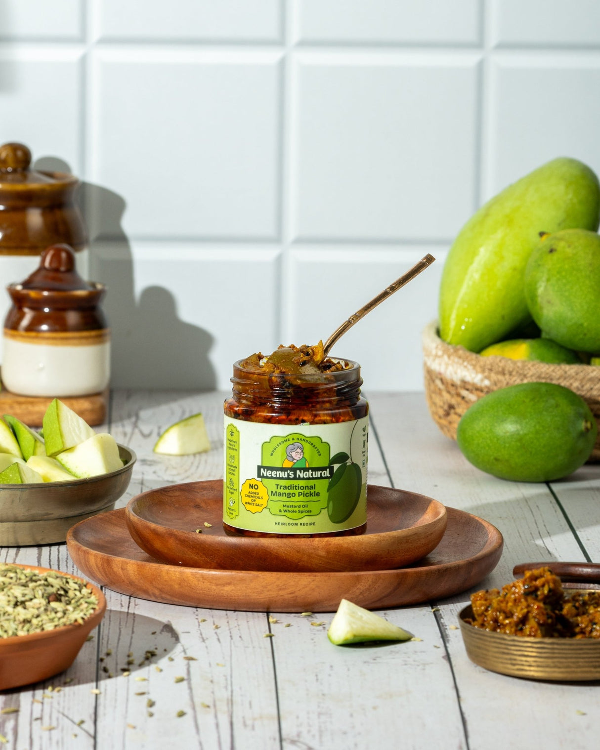 Traditional Mango Pickle - Neenu's Natural - Freshmills