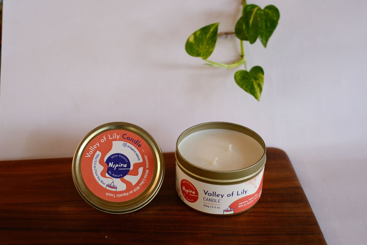 Valley of Lily Soy Wax Candle - Nspire By Nature - Freshmills