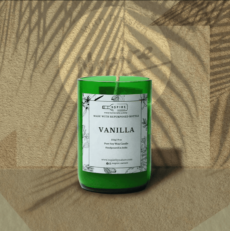 Vanilla-Soy Wax Candle - Nspire By Nature - Freshmills