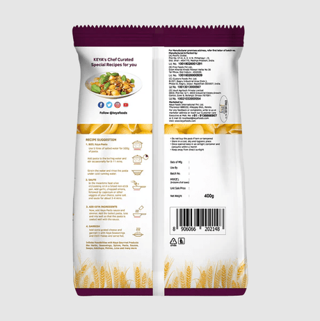 100% Durum Wheat Shell Pasta - Keya - Freshmills