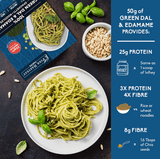 100% Green Dal & Edamame Spaghetti Noodles - Pink Harvest - Freshmills