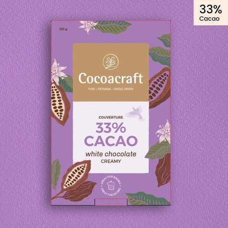 33% Cocoa White Chocolate Creamy Couverture - Cocoacraft - Freshmills