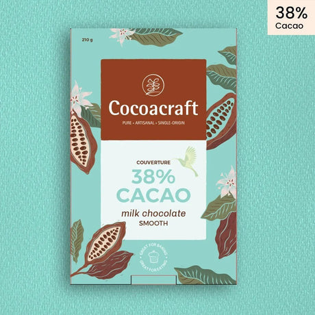 38% Cocoa Milk Chocolate Smooth Couverture - Cocoacraft - Freshmills