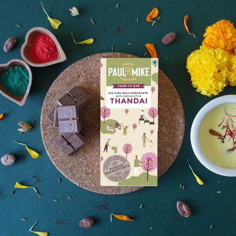 41% Fine Milk Chocolate With Indian Style Thandai - Paul & Mike - Freshmills