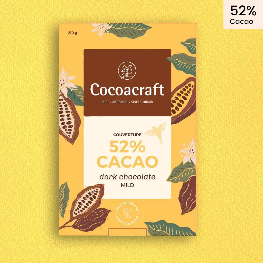 52% Cocoa Dark Chocolate Mild Couverture - Cocoacraft - Freshmills