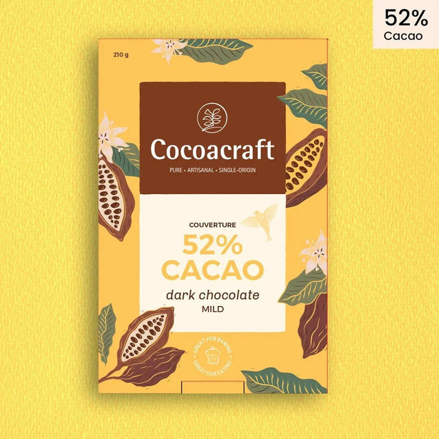 52% Cocoa Dark Chocolate Mild Couverture - Cocoacraft - Freshmills
